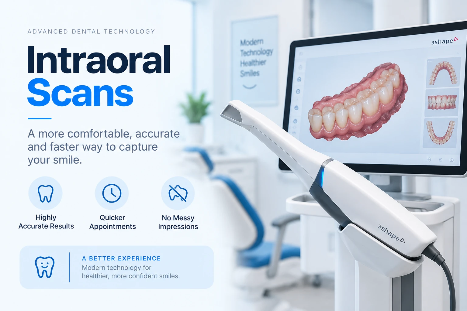 Intraoral scans at Village Dental Haymarket